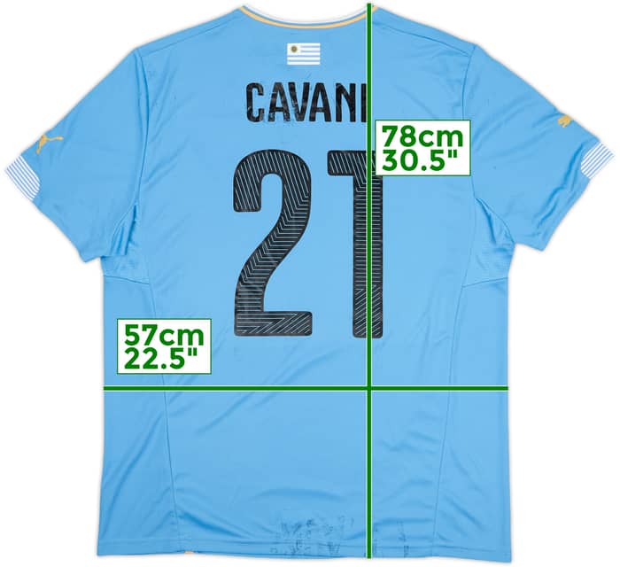 2014-15 Uruguay Home Shirt Cavani #21 (XL)