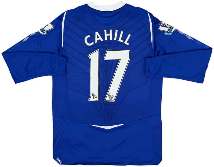 2008-09 Everton Home L/S Shirt Cahill #17 - 6/10 - (S)