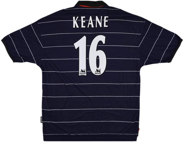 1999-00 Manchester United Away Shirt Keane #16 (XL)