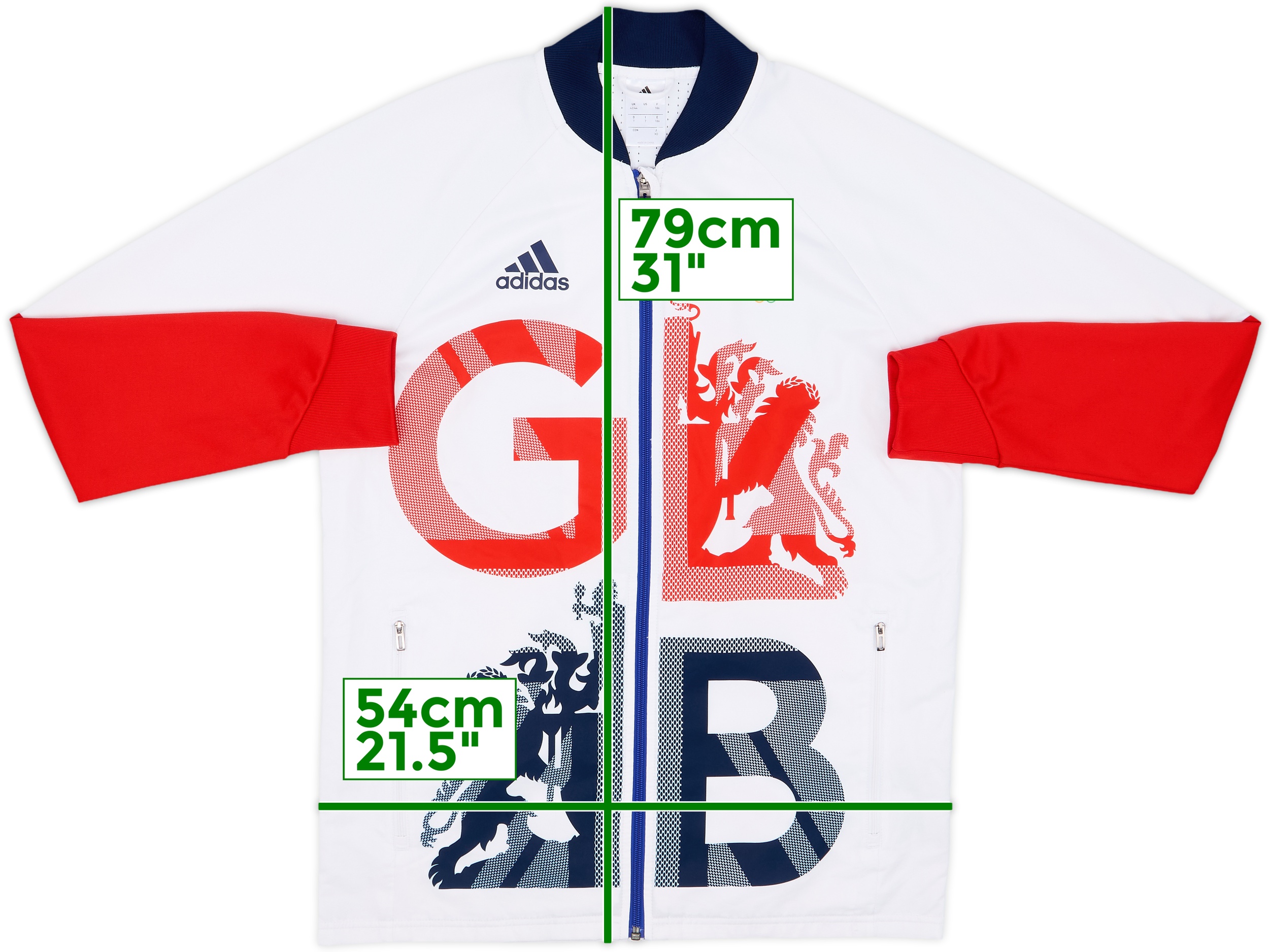 2016 Team GB adidas Track Jacket - 10/10 - (L)