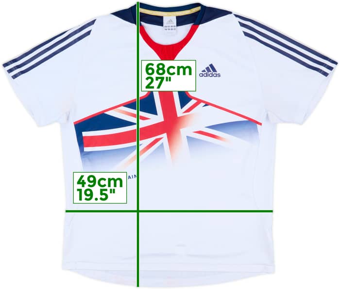 2012-13 Team GB Olympic adidas Training Shirt - 7/10 - (L/XL)