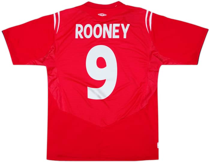 2004-06 England Away Shirt Rooney #9 (M)
