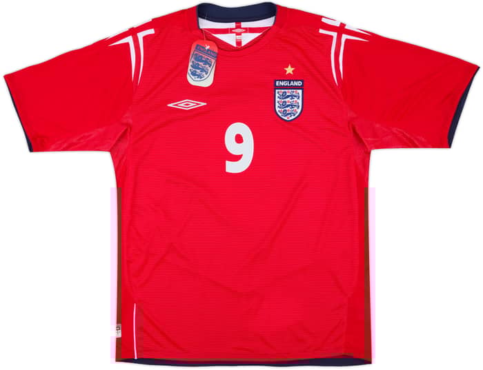 2004-06 England Away Shirt Rooney #9 (M)