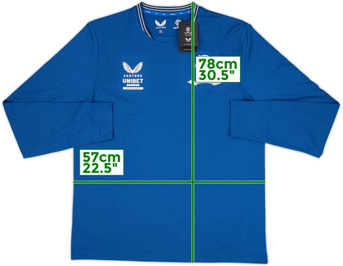 2021-22 Rangers Castore '150 Years Anniversary' Travel L/S Tee (XL)