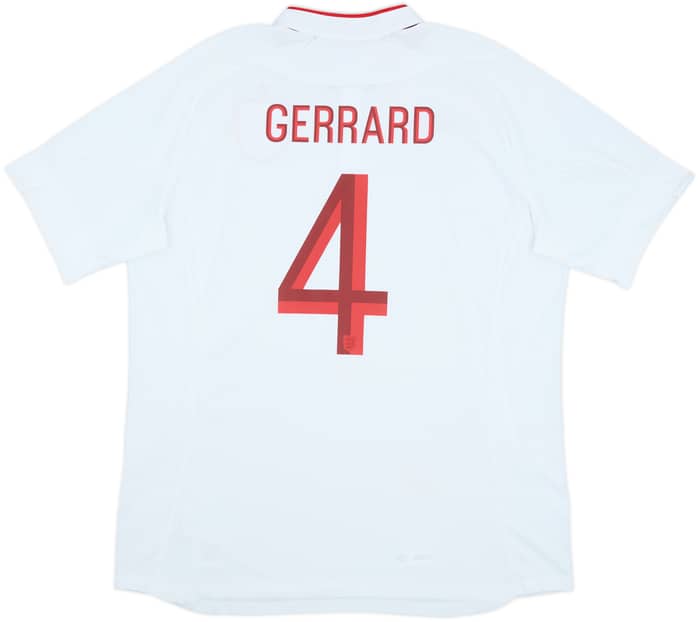 2012-13 England Home Shirt Gerrard #4 (XXL)