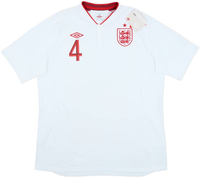 2012-13 England Home Shirt Gerrard #4 (XXL)