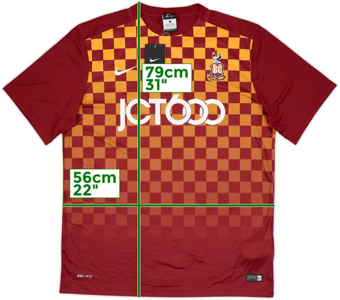 2015-16 Bradford City Home Shirt (L)