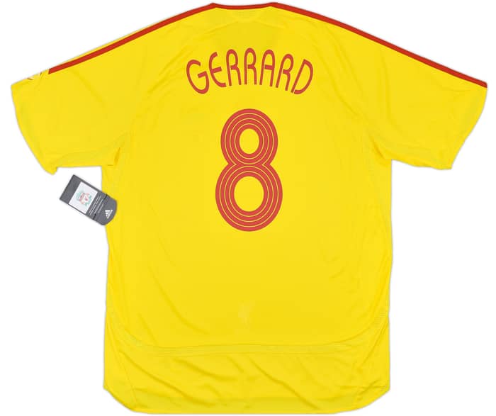 2006-07 Liverpool Away Shirt Gerrard #8 (XL)