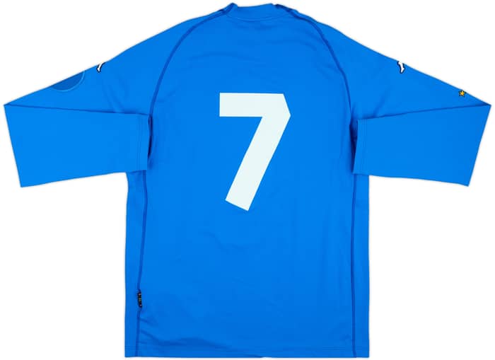 2001 Italy Player Issue U16 Euro Championship Home L/S Shirt #7 (XL)