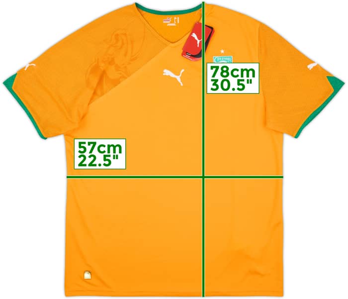 2010-11 Ivory Coast Home Shirt (XL)