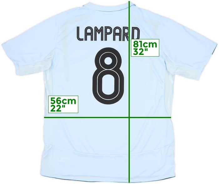 2005-06 Chelsea Away Shirt Lampard #8 (XL)