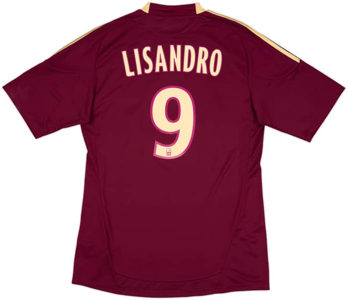 2010-11 Lyon Away Shirt Lisandro #9 (M)