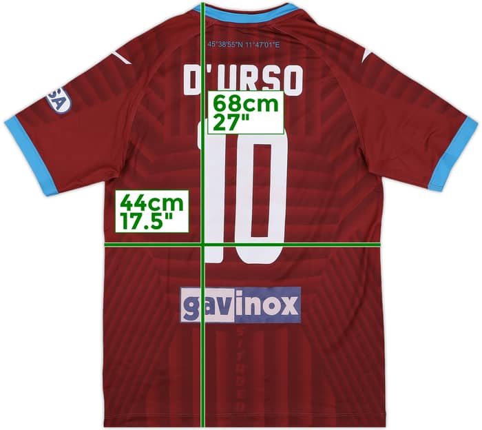 2020-21 Cittadella Home Shirt D'Urso #10 (S)