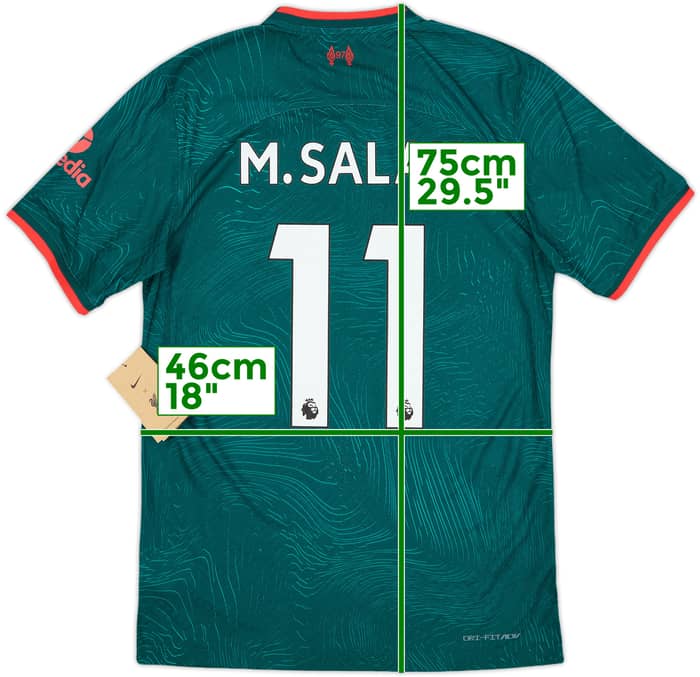 2022-23 Liverpool Authentic Third Shirt M.Salah #11 (S)