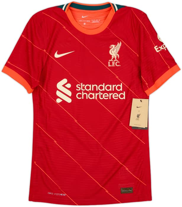 2021-22 Liverpool Authentic Home Shirt Firmino #9 (XS)