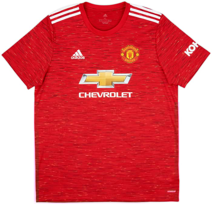 2020-21 Manchester United Home Shirt B.Fernandes #18 - 10/10 - (XL)