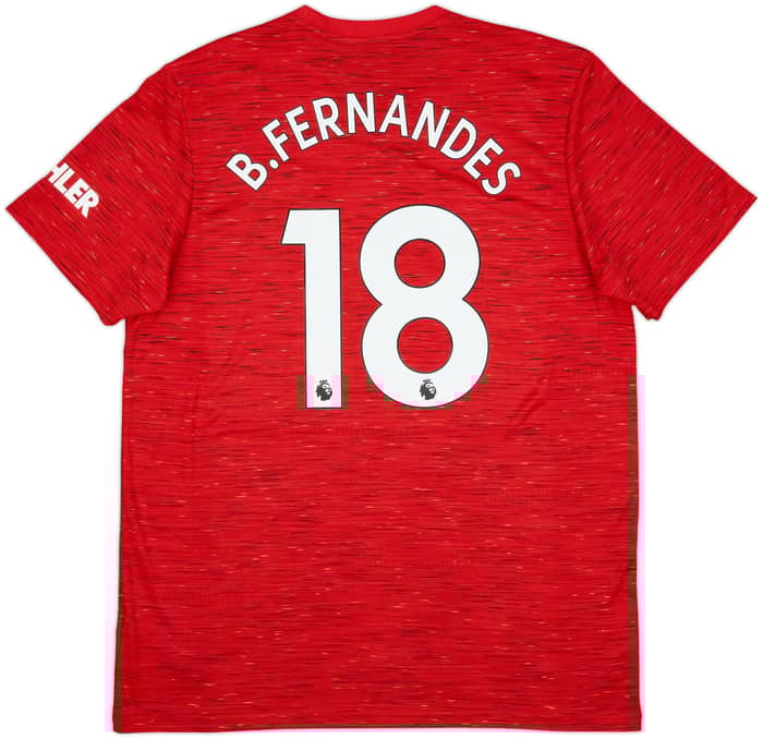 2020-21 Manchester United Home Shirt B.Fernandes #18 (XL)