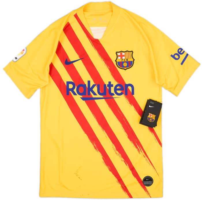 2019-20 Barcelona 'Senyera' Fourth Shirt Messi #10 (S)