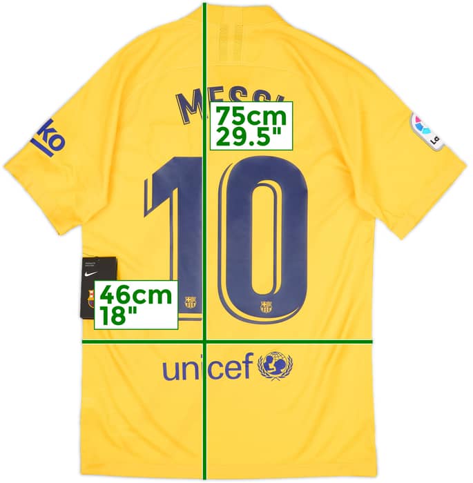 2019-20 Barcelona 'Senyera' Fourth Shirt Messi #10 (S)