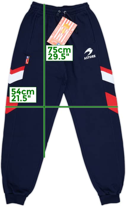 1997-98 Sporting Gijon Astore Track Pants/Bottoms (XL.Boys)