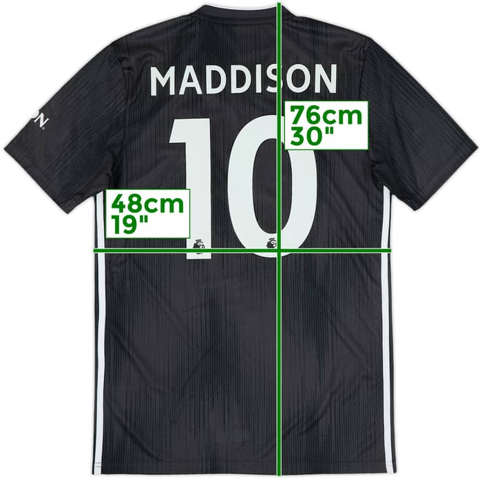 2019-20 Leicester Away Shirt Maddison #10 (S)