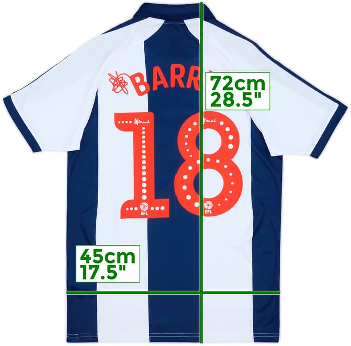 2018-19 West Brom Home Shirt Barry #18 (S)