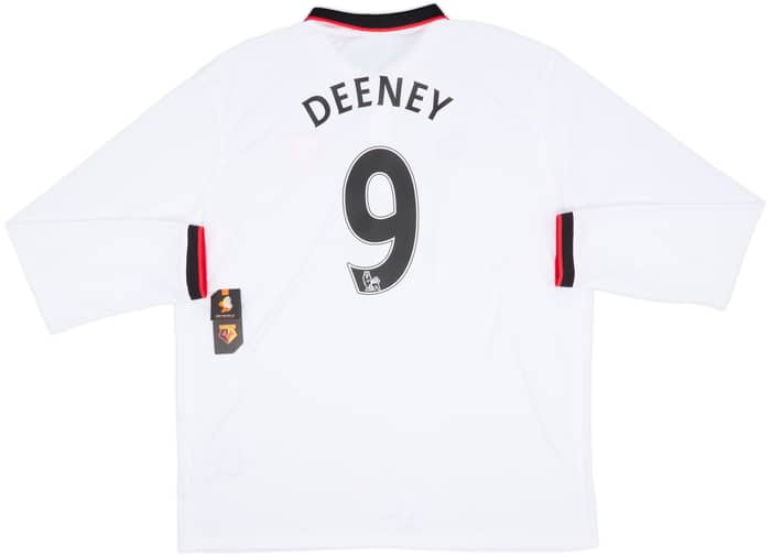 2016-17 Watford Away L/S Shirt Deeney #9 (XXL)
