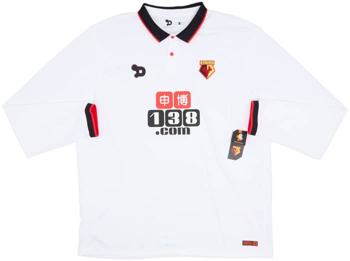 2016-17 Watford Away L/S Shirt Deeney #9 (XXL)