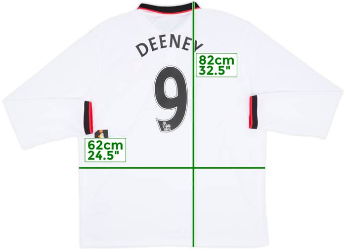 2016-17 Watford Away L/S Shirt Deeney #9 (XXL)