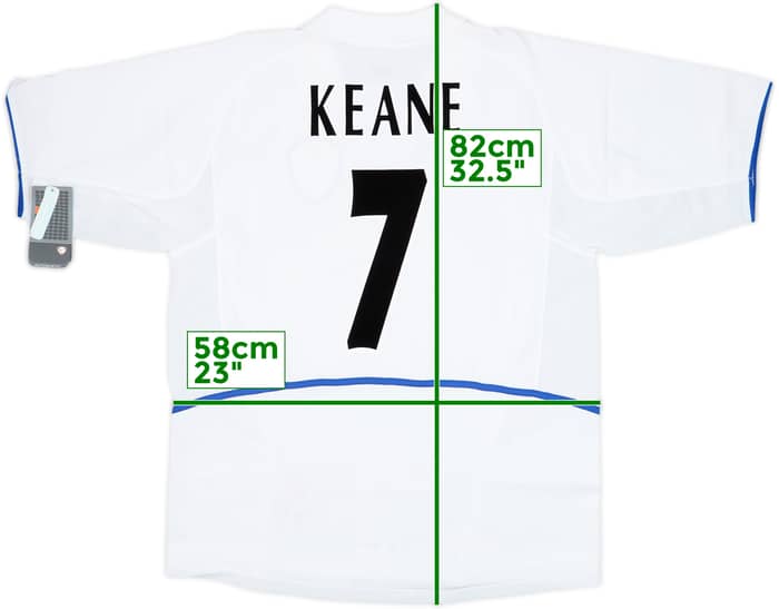 2002-03 Leeds United Home Shirt Keane #7 (L)