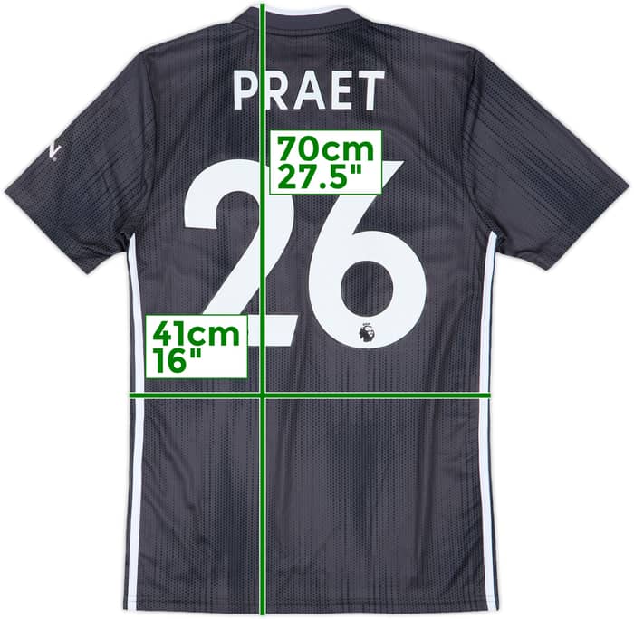 2019-20 Leicester Away Shirt Praet #26 (XS)