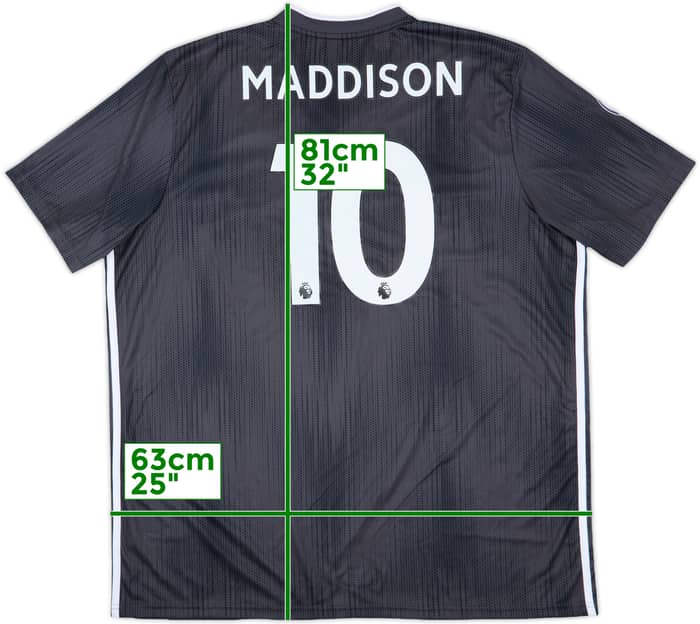 2019-20 Leicester Away Shirt Maddison #10 (XXL)