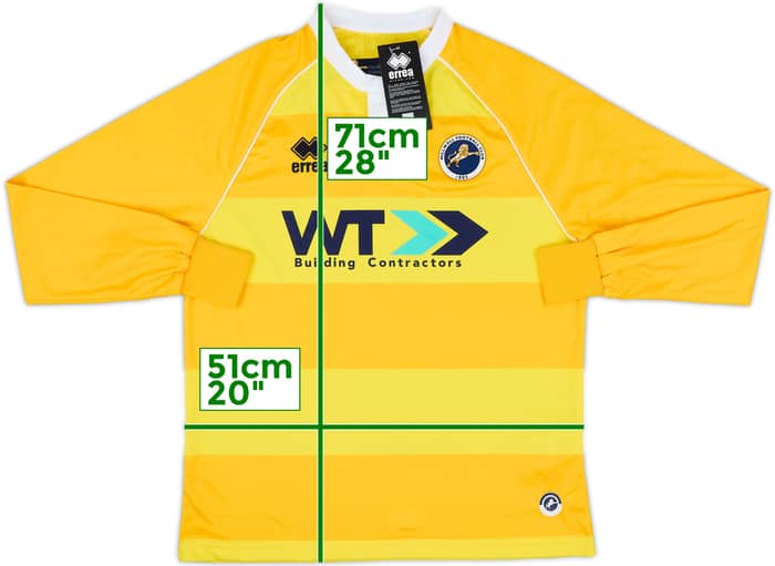 2016-17 Millwall Away L/S Shirt (S)