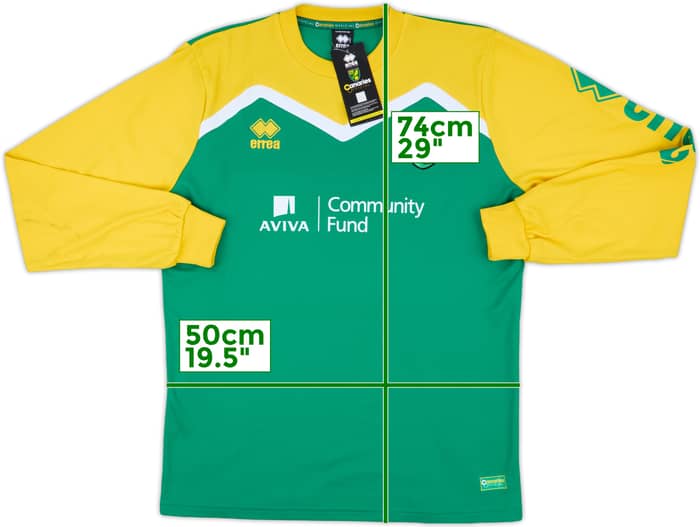 2014-15 Norwich Errea Sweat Top (L)