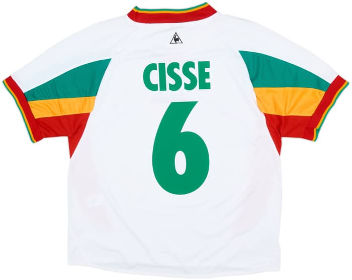 2002-04 Senegal Home Shirt Cisse #6 (S)
