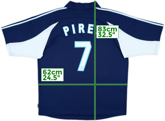 1999-00 Olympique Marseille Away Shirt Pires #7 (XL)