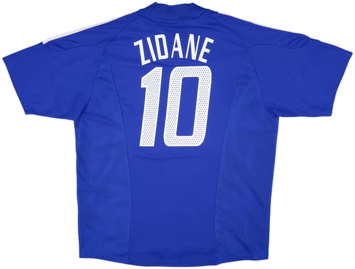 2002-04 France Home Shirt Zidane #10 - 8/10 - (XL)