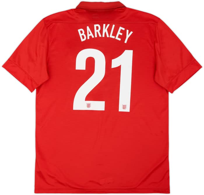 2013 England Away 150th Anniversary Shirt Barkley #21 - 7/10 - (L)