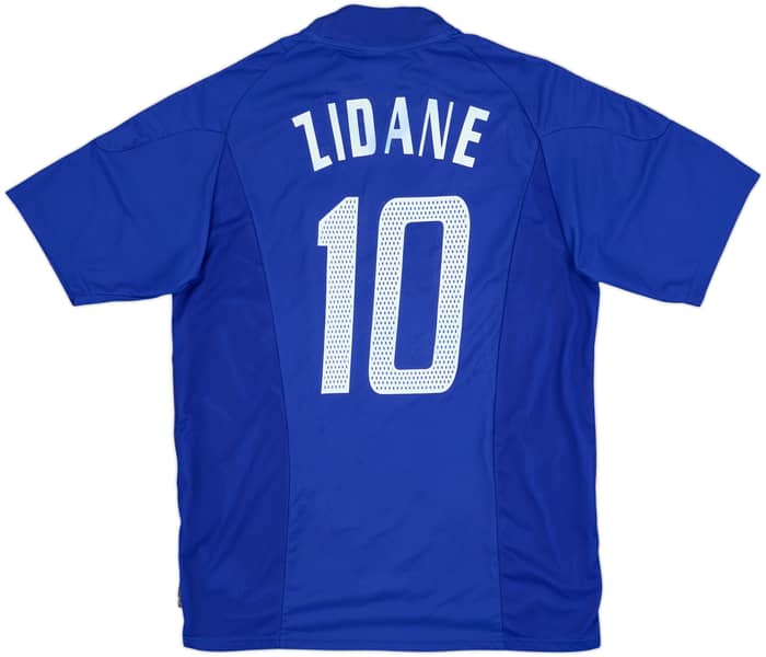 2002-04 France Home Shirt Zidane #10 - 5/10 - (M)