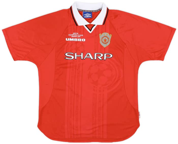 1999-00 Manchester United 'CL Winners' Shirt - 4/10 - (XL)