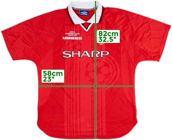 1999-00 Manchester United 'CL Winners' Shirt - 4/10 - (XL)