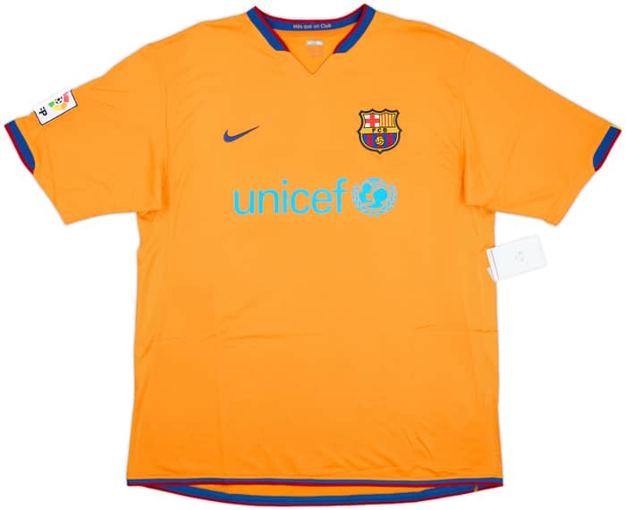 2006-08 Barcelona Away Shirt Ronaldinho #10 (XL)