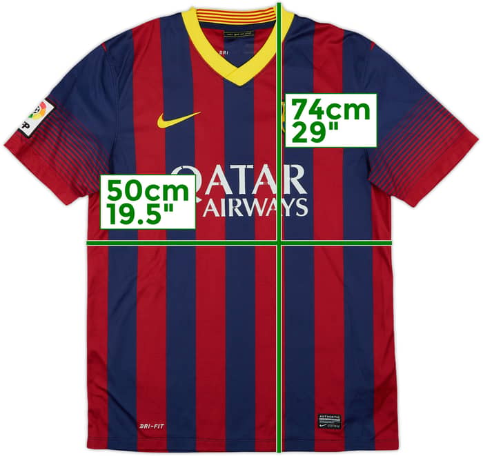 2013-14 Barcelona Home Shirt - 5/10 - (M)