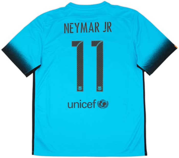 2015-16 Barcelona Third Shirt Neymar Jr #11 - 8/10 - (L)