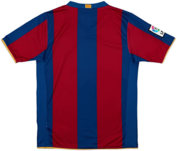 2007-08 Barcelona Home Shirt - 6/10 - (13-14 Years)