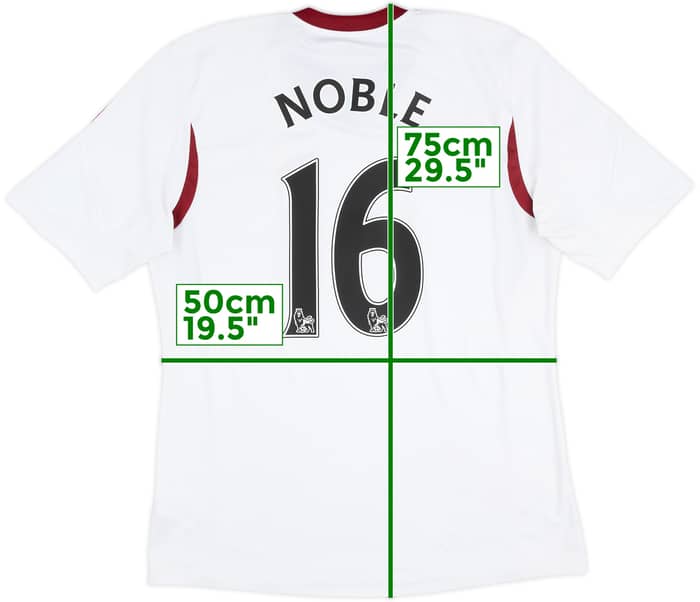 2013-14 West Ham Away Shirt Noble #16 - 8/10 - (L)