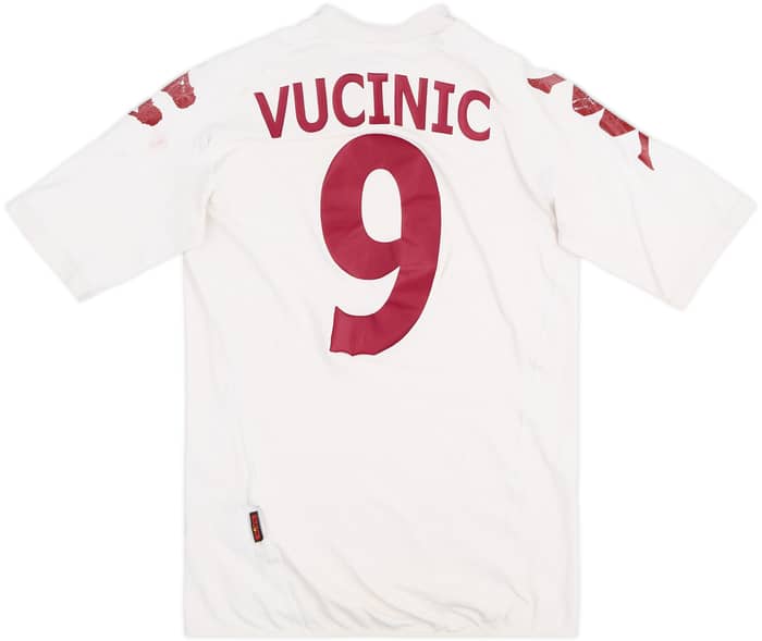 2007-08 Roma Away Shirt Vucinic #9 - 4/10 - (XS)