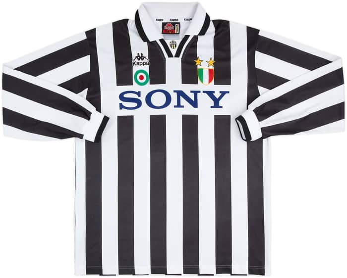 1995-97 Juventus Home L/S Shirt #10 - 8/10 - (XL)