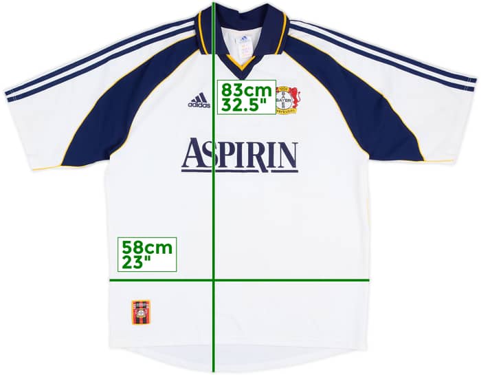 1999-00 Bayer Leverkusen Away Shirt #9 - 6/10 - (XL)
