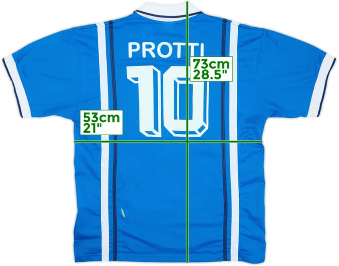 Camiseta de local del Napoli 1997-98 Protti #10 - 6/10 - (L)